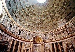 <i>The Pantheon</i>, c. 126 CE<br />Rome<br />Photographer: Nicolas Mailfait, uploaded to French Wikipedia August 2004