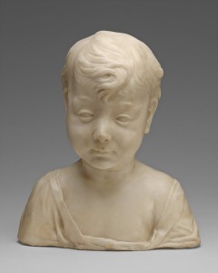 Desiderio da Settignano<br /><i>The Christ Child</i> (?), c. 1460<br />Marble, 30.5 x 26.5 x 16.3 cm (12 x 10 3/8 x 6 3/8 in.)<br />National Gallery of Art, Washington, DC, Samuel H. Kress Collection<br />Image courtesy of the Board of Trustees, National Gallery of Art