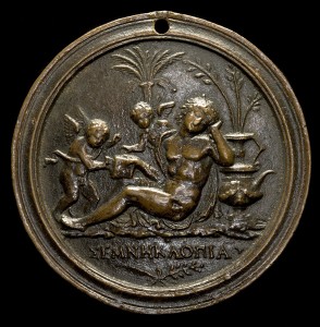 Andrea Briosco Riccio<br /><i>An Allegorical Scene</i>, date unknown<br />Bronze, diameter 632.5 cm (249 in.)<br />National Gallery of Art, Washington, DC, Samuel H. Kress Collection<br />Image courtesy of the Board of Trustees, National Gallery of Art