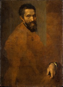 Daniele da Volterra<br /><i>Portrait of Michelangelo</i>, c. 1545<br />Oil on panel, 88.3 x 64.1 cm (34 3/4 x 25 1/4 in.)<br />The Metropolitan Museum of Art, New York<br />Image © The Metropolitan Museum of Art, New York, NY
