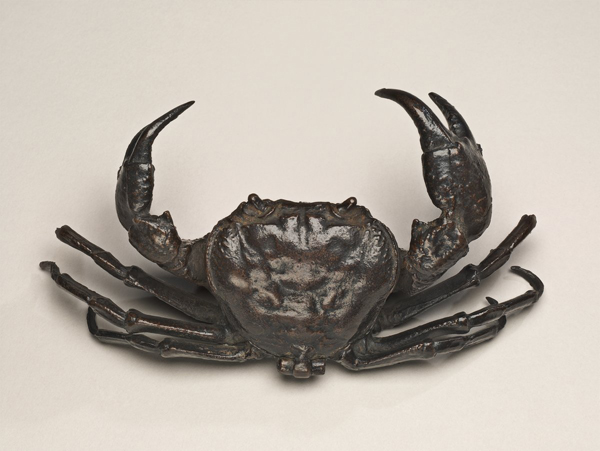 Paduan, early 16th century Box in the form of a crab  Bronze, 4.8 x 17.1 x 9.3 cm (1 7/8 x 6 3/4 x 3 11/16 in.) National Gallery of Art, Washington, DC, Samuel H. Kress Collection  Image courtesy of the Board of Trustees, National Gallery of Art 
